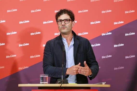 Luigi Pantisano (Archiv) in Berlin; Hinweis auf Zusammenarbeit von Linken und CDU.