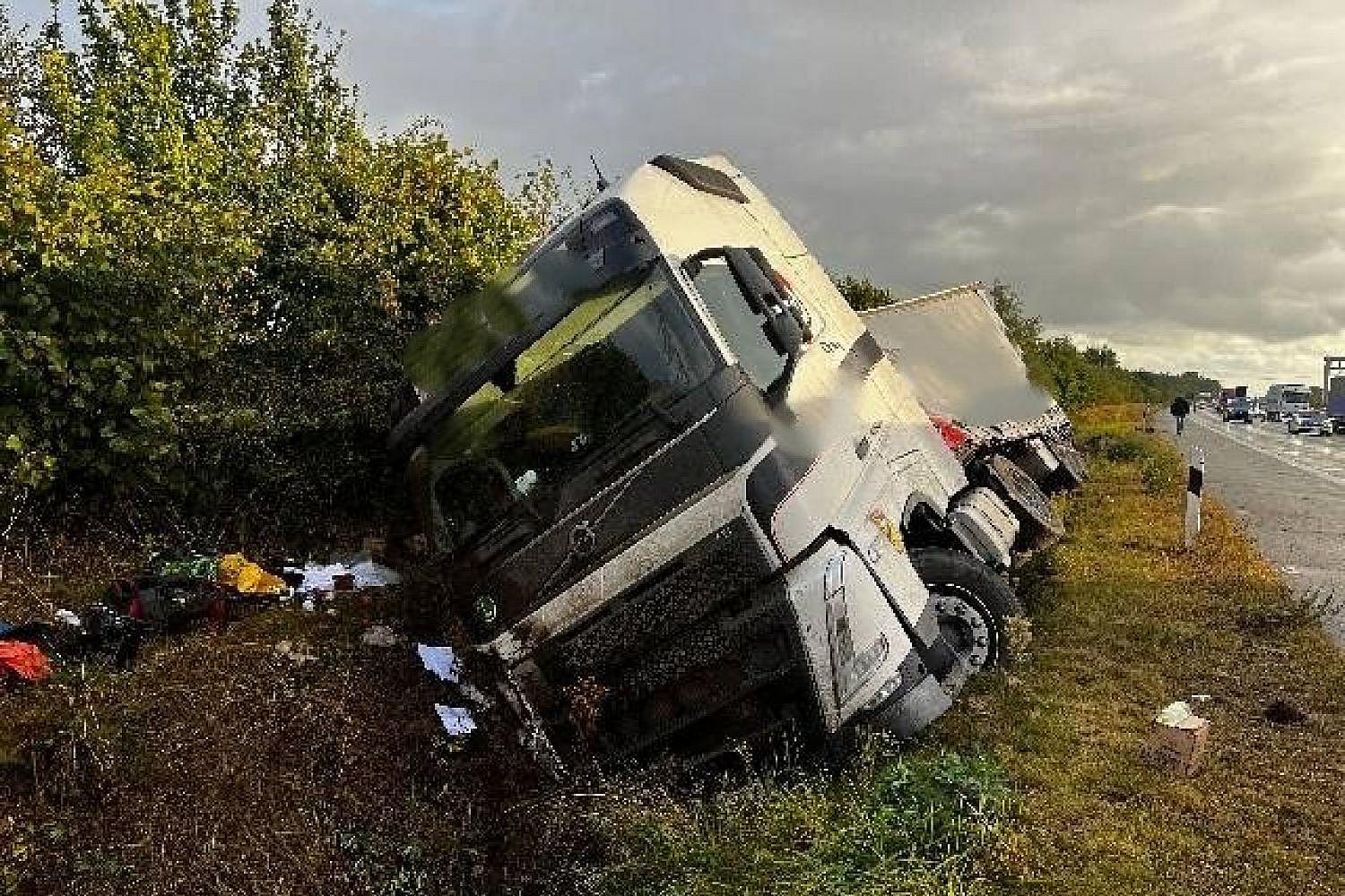 Mehrere Unfälle auf der A1 bei Sittensen
