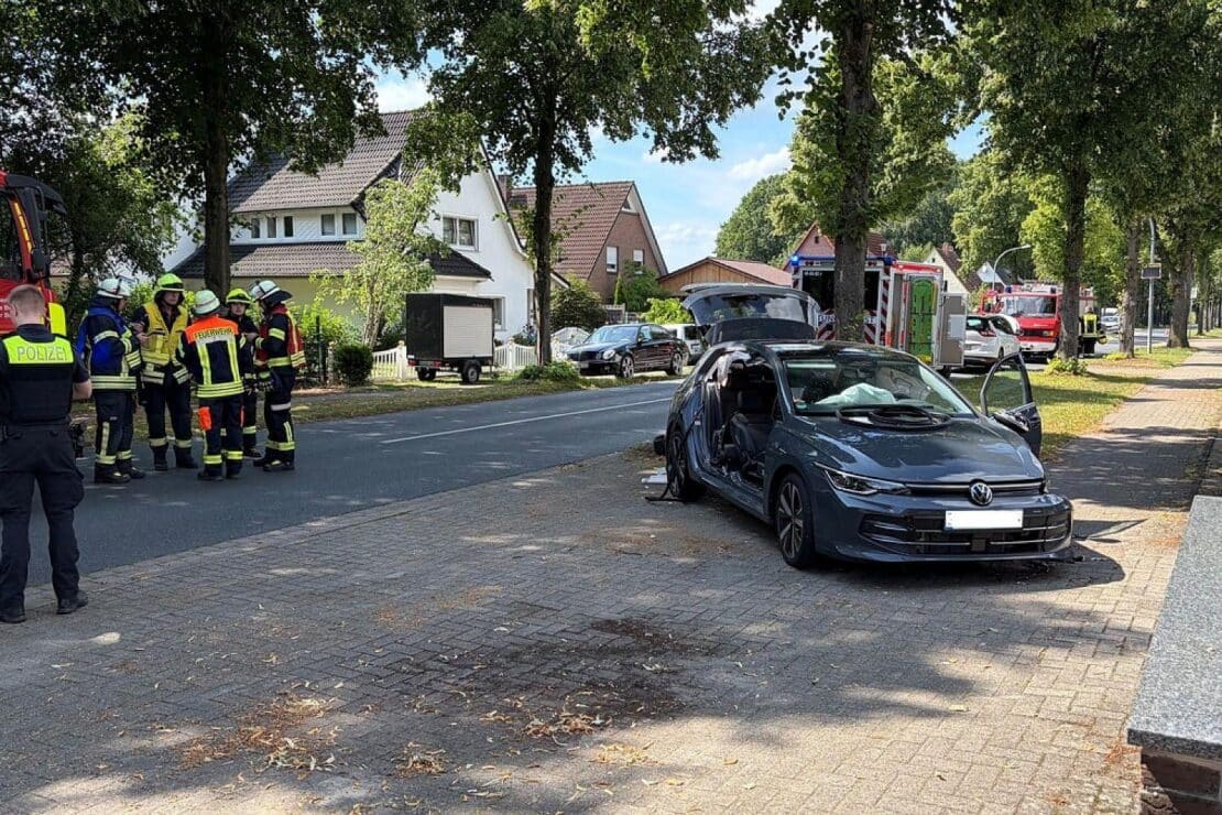 Mehrere Verletzte bei Verkehrsunfall in Brockel