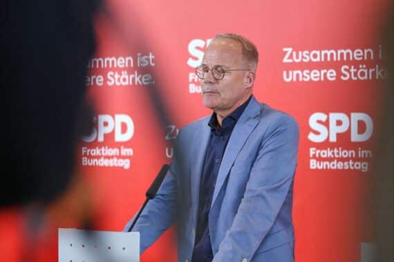 SPD-Fraktionschef Matthias Miersch im Archivfoto, vor Diskussion um Personalwechsel in Regierung und Partei.