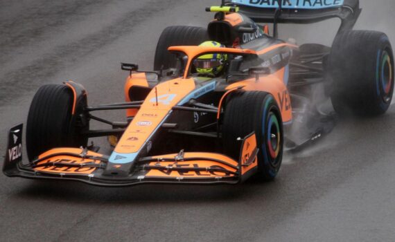 Lando Norris feiert den Sieg in Zandvoort, McLaren-Pilot, Archivfoto (Symbolbild).