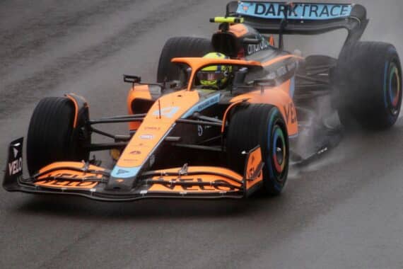Lando Norris feiert den Sieg in Zandvoort, McLaren-Pilot, Archivfoto (Symbolbild).