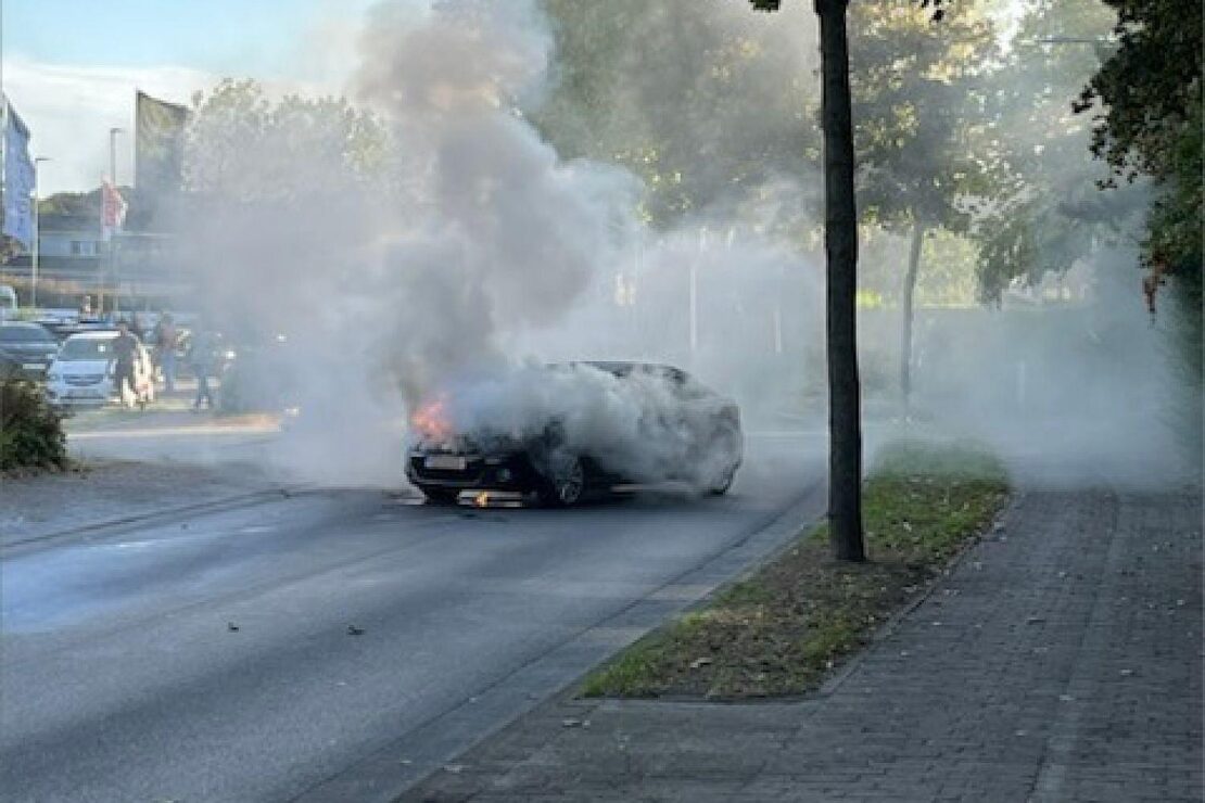 PKW-Brand am Niederend in Rheurdt