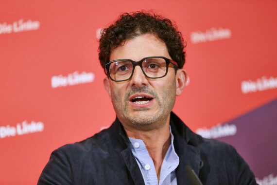 Luigi Pantisano im Archivfoto: Linken-Chef, berät über CDU-Ministerpräsidentenwahl nach Landtagswahlen.