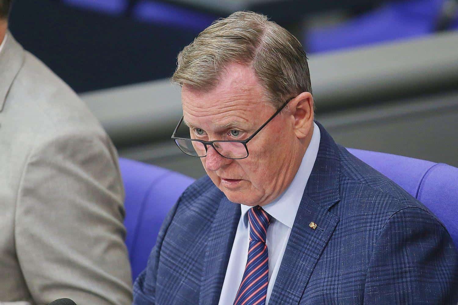 Bodo Ramelow (Linke) im Archivfoto; Debatte über CDU-Linkspartei-Kooperation gegen AfD in Sachsen-Anhalt.