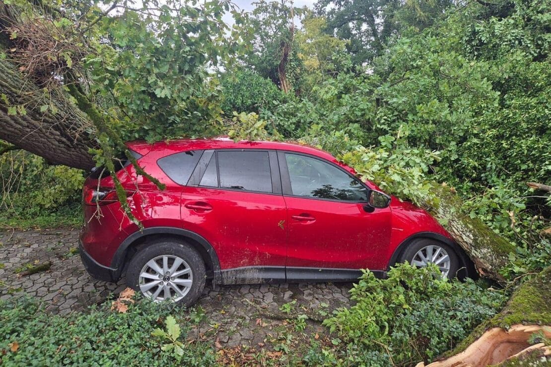 Unwetter im Raum Allensbach sorgt für zahlreiche Feuerwehreinsätze