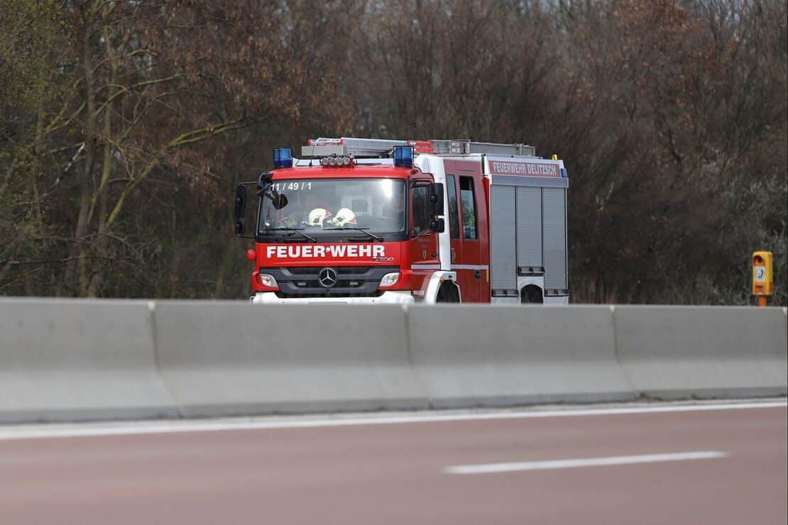 Waldbrand an der L 1003 bei Wahlhausen