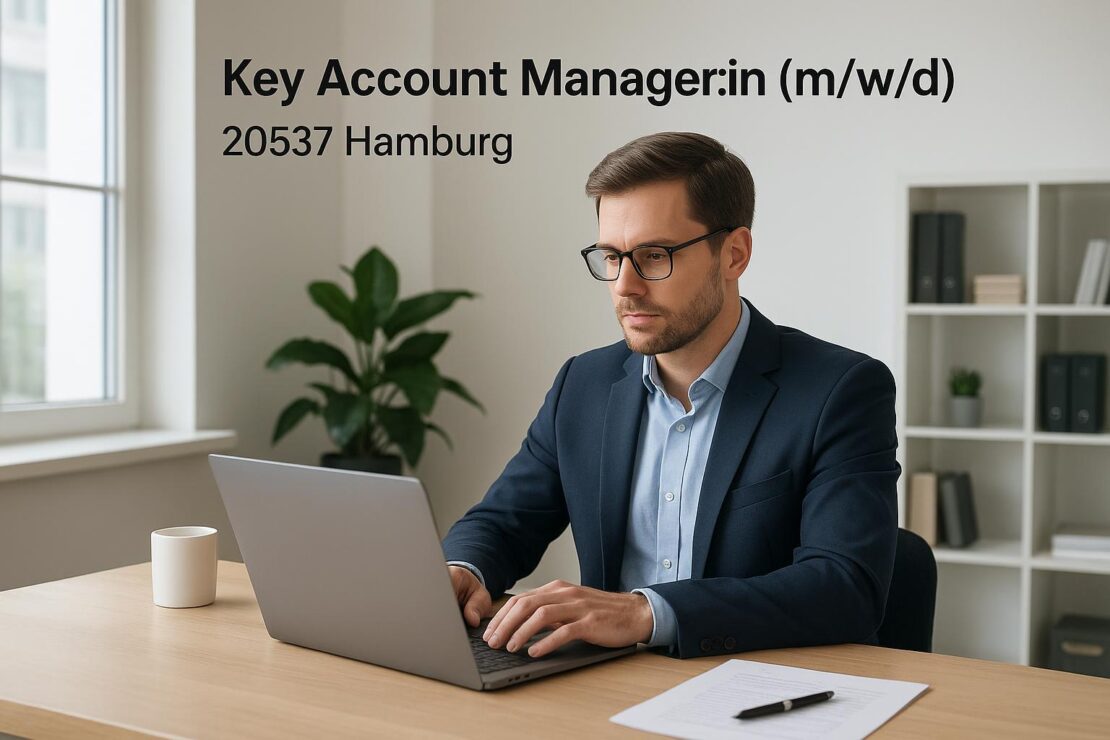 Key Account Manager:in (m/w/d) – 20537 Hamburg