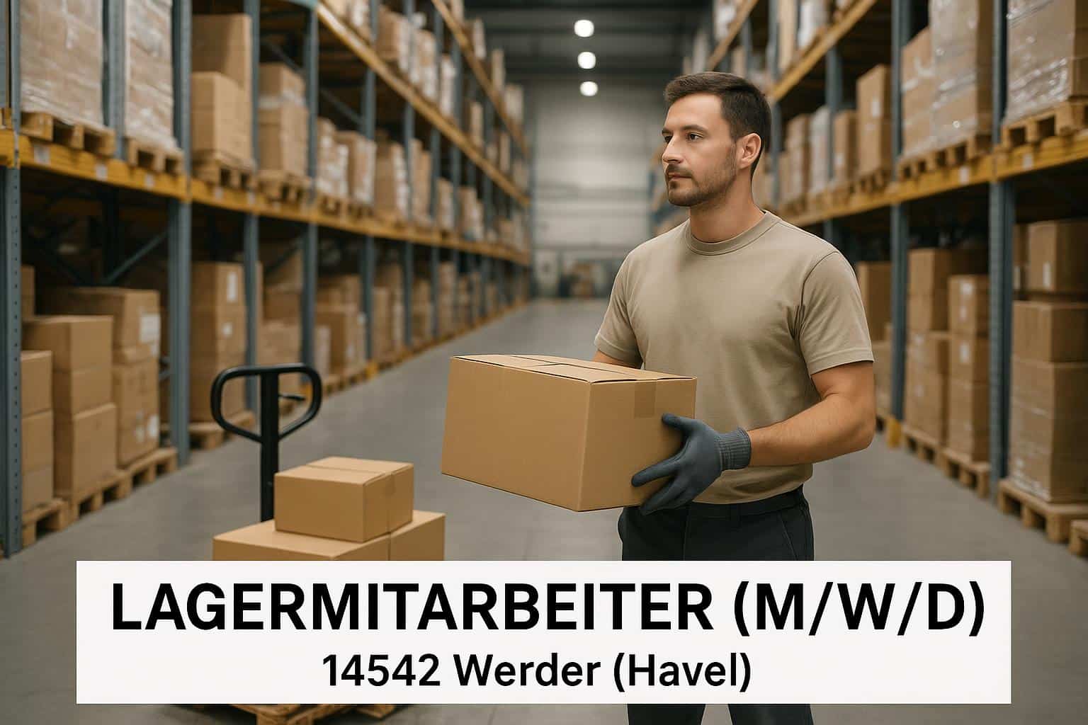 LAGERMITARBEITER (M/W/D) – 14542 Werder (Havel)