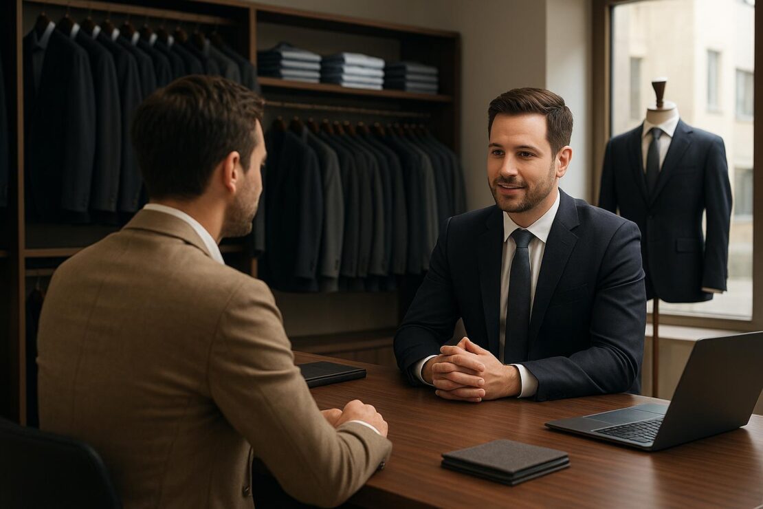 Verkaufsberater (m/w/d) für exklusive Herrenbekleidung gesucht – 76133 Karlsruhe, Baden