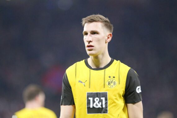 Fußballspiel: VfB Stuttgart verliert gegen Borussia Dortmund 0:1; Torschütze Maximilian Beier, Foto Nico Schlotterbeck (Archiv).
