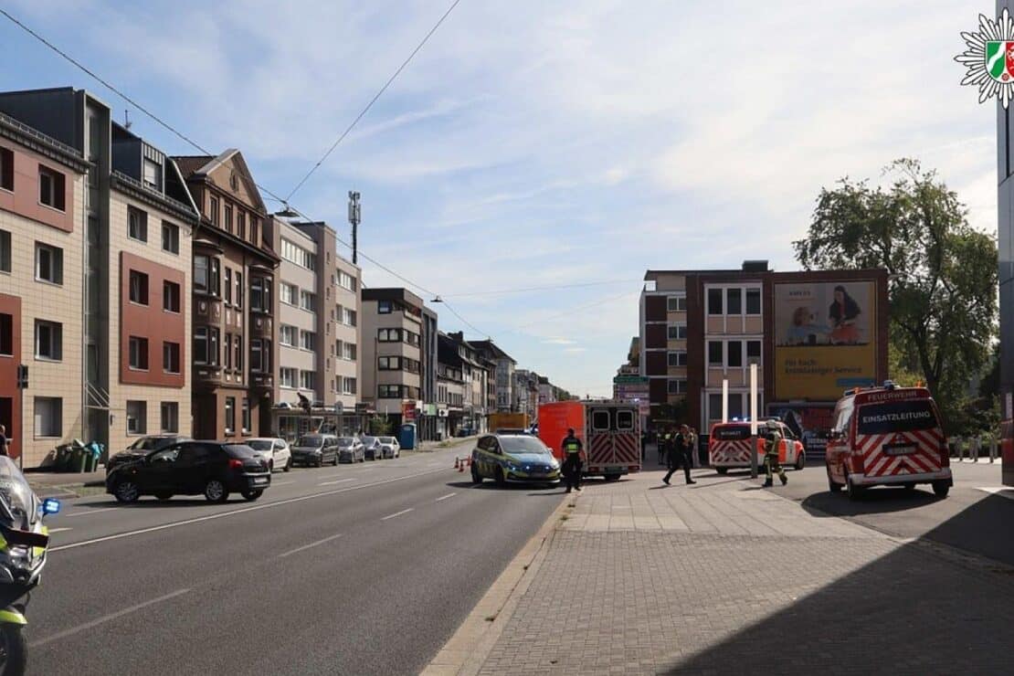 37-Jähriger bei Verkehrsunfall auf Mülheimer Straße in Oberhausen schwer verletzt