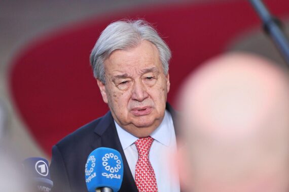 UN-Generalsekretär Antonio Guterres (Archiv) in Berlin, warnend vor erstarkender rechter Politik.