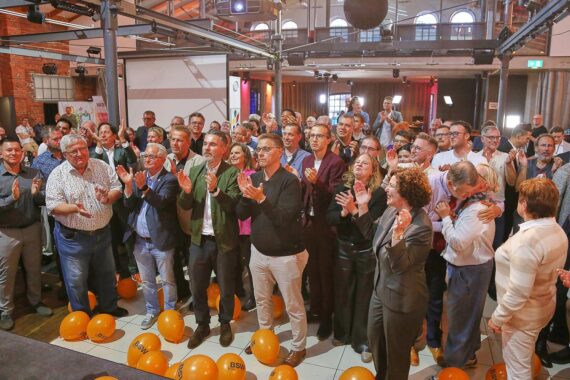 BSW-Wahlparty in Magdeburg am 06.09.2026, Hoffnung auf Einzug in den Landtag und entscheidende Rolle.