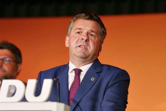 Sven Schulze, ehemaliger CDU-Landeschef in Magdeburg, vermutlich bei Parteitreffen am 06.09.2026.