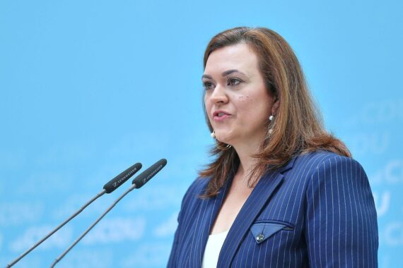 Franziska Hoppermann (Archivfoto): Sie schließt zeitnahe Vertrauensfrage von Friedrich Merz aus.