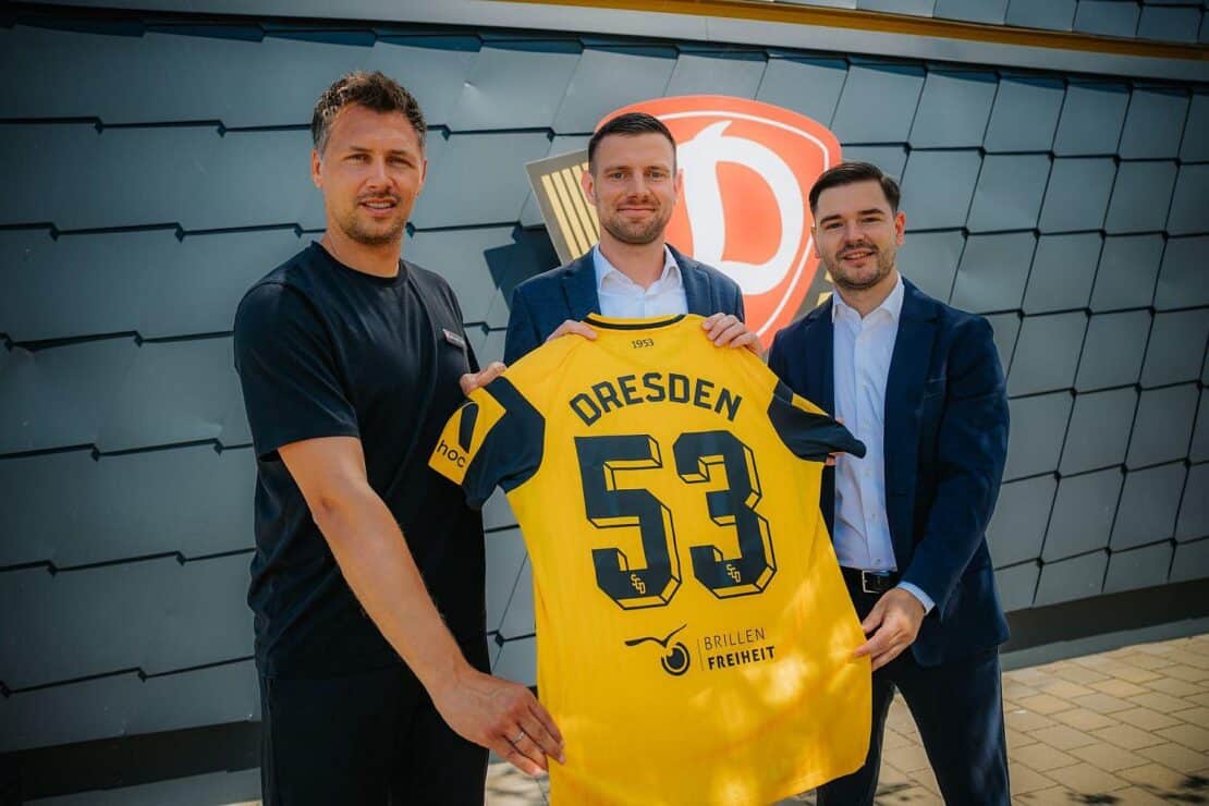 Dresdner Unternehmen Brillenfreiheit steigt zum Exklusiv-Partner der SG Dynamo Dresden auf