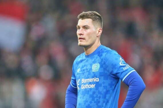 Fußballszene: Bayer Leverkusen feiert nach 2:0 gegen NK Celje; Patrik Schick (Archiv) im Bild.