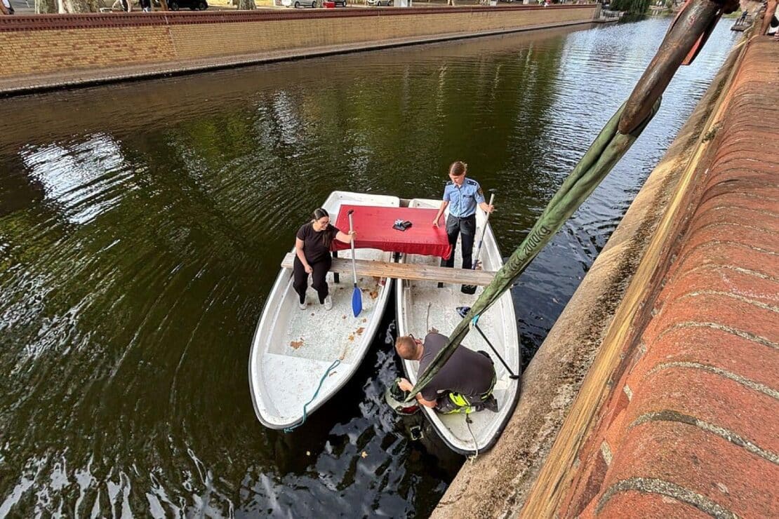 Gestohlener Roller im Mühlenteich entdeckt