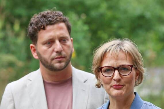 Felix Banaszak und Franziska Brantner (Archivfoto) stehen gemeinsam für Grünen-Vorsitz und erneute Kandidatur.