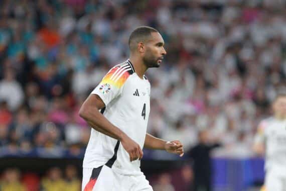 Jürgen Klopp im Fußball-Kontext: Jonathan Tah (Archiv) nach Deutschlands 0:1-Heimniederlage gegen Griechenland.