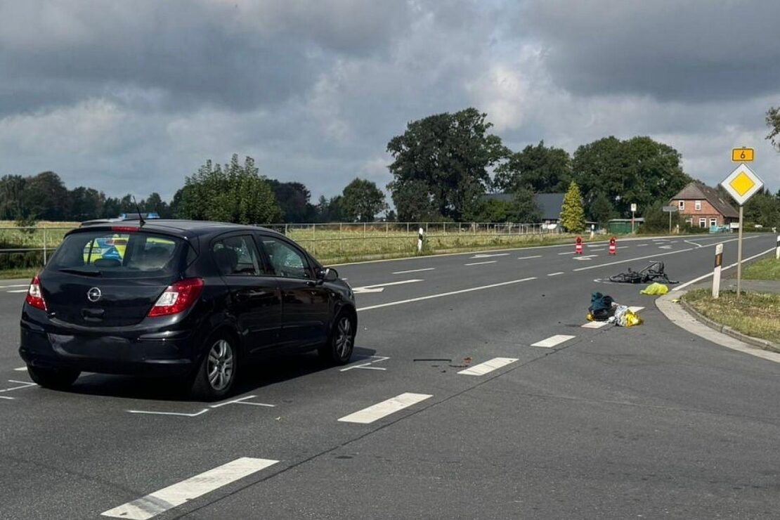 Pedelec-Fahrer (87) stirbt bei Unfall auf B 6 in Bruchhausen-Vilsen