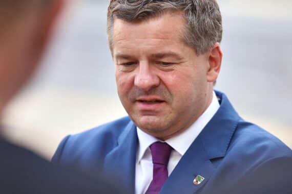Markus Söder kommentiert Sven Schulze vor der Landtagswahl Sachsen-Anhalt (Foto von Sven Schulze).