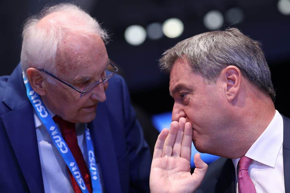 Söder würdigt Edmund Stoiber zum 85. Geburtstag
