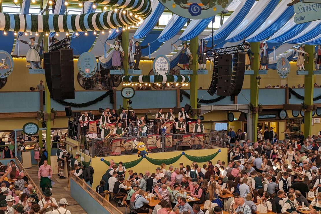 Wiesn-Wache sorgt auf dem Münchner Oktoberfest für Sicherheit