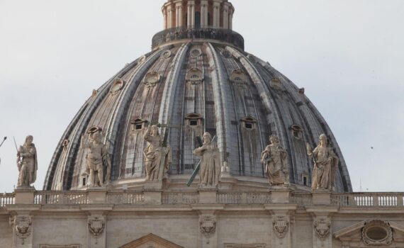 Kuppel des Petersdoms am Vatikan, Foto der dts Nachrichtenagentur zum Bericht über Papst Leo XIV.
