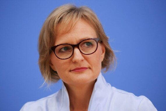 Franziska Brantner spricht über Schröder und Putin; Foto: Grünen-Vorsitzende (08.10.2026).