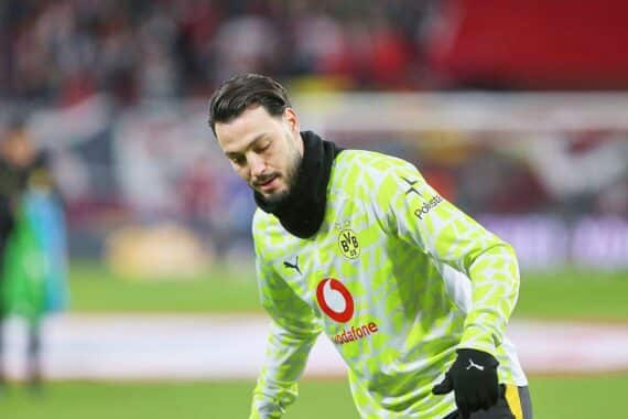 Ramy Bensebaini (Archiv) beim Champions-League-Abend: BVB verliert 0:1 gegen Bodø/Glimt, Stuttgart siegt 3:0.