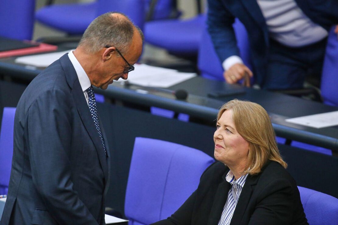 Merz lobt "vertrauensvolle Zusammenarbeit" mit Bas
